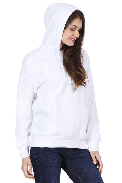 Women's White Sweatshirts & Hoodies .